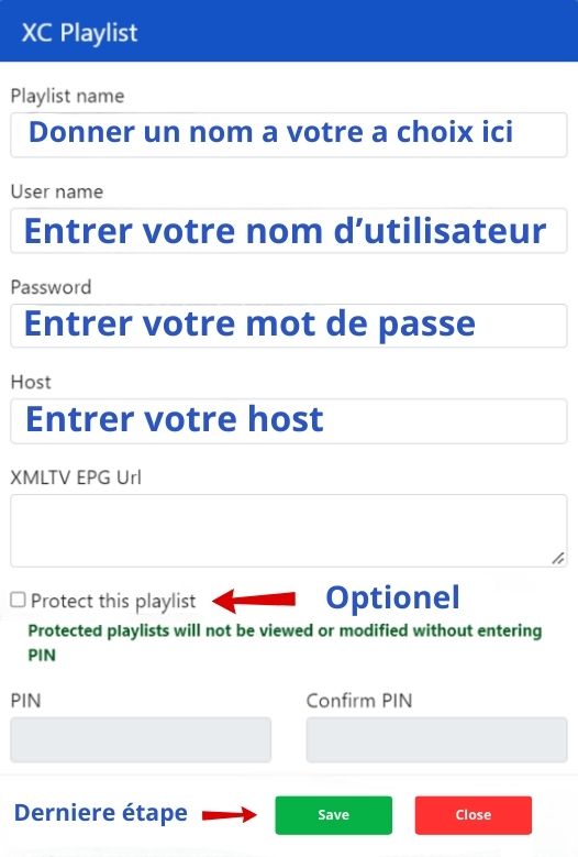 Entrer votre nom d’utilisateur